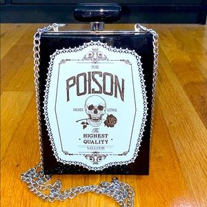 Killstar Poison Bottle Clutch Chain Purse.